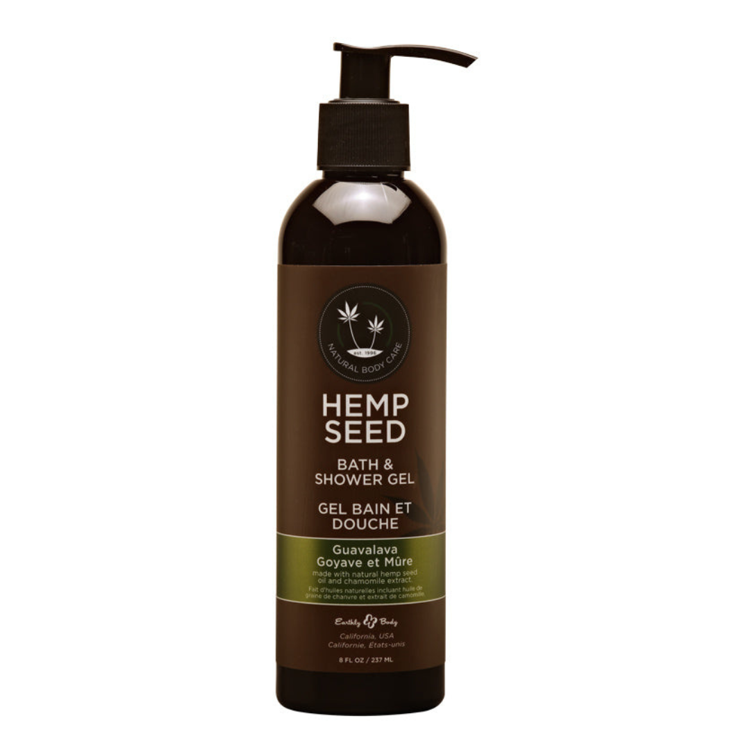 Hemp Seed Bath & Shower Gel Guavalava 8 fl oz / 237 ml