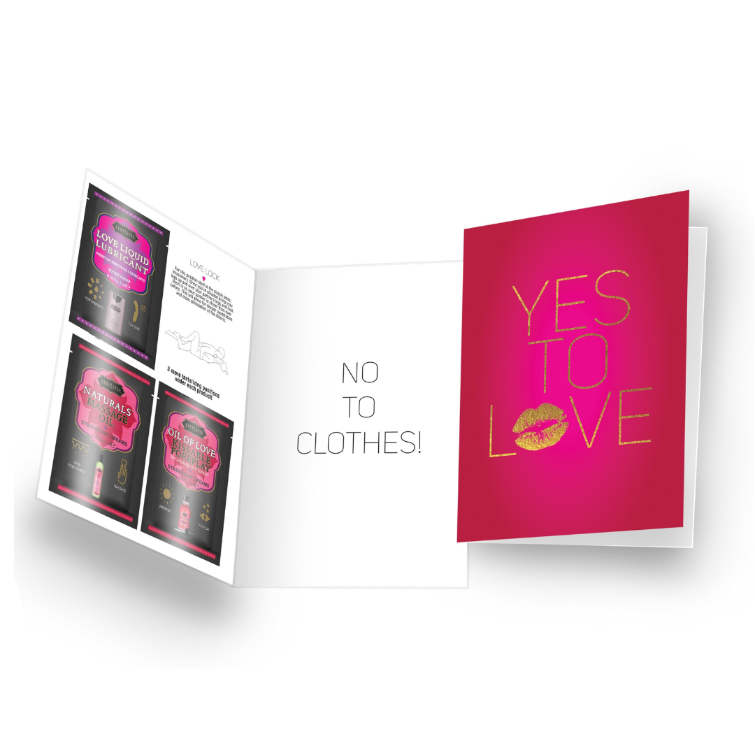 Naughty Notes Yes To Love...No To Clothes!